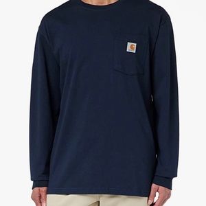 Dark Blue Never Worn Carhartt Long Sleeve, Size Large